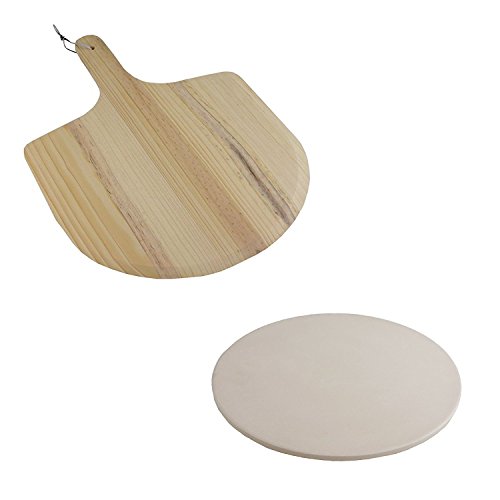 Pizza Set Steinplatte Mit Pizzaschaufel 2Tlg. Ø33Cm Pizza Platte Servierplatte