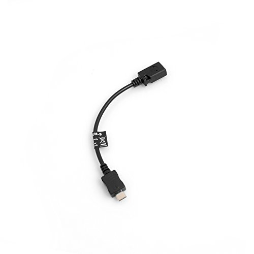 System-S Micro Usb (Maschio) A Mini Usb (Femmina) Adattatore Cavo Dati Ricarica Cavo Di Prolunga 15 Cm