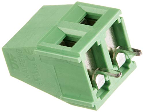 Delock Bloque De Terminales Para Soldadura De Pcb Versiã“N 2 Pines 5,08 Mm Paso Vertical 10 Piezas