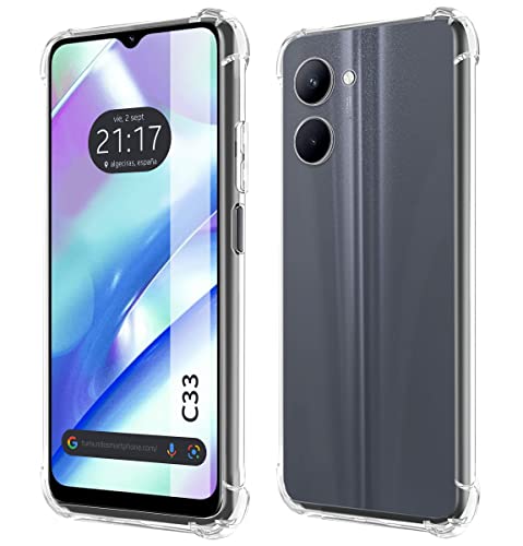 Tumundosmartphone Cover Silicone Anti Colpi Trasparente Per Realme C33