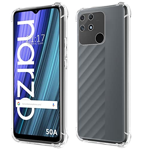 Tumundosmartphone Cover Silicone Anti Colpi Trasparente Per Realme Narzo 50A