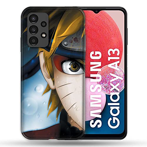 Cokitec Cover Per Samsung Galaxy A13 / A04S Manga Naruto Bianco Multicolore