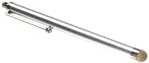 System-S Pennino Professionale Stylus Touch Pen, Per Touch Screen, Colore: Argento Per Smartphone, Telefono Touchscreen, Tablet, Pda