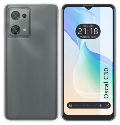 Tumundosmartphone Custodia In Silicone Gel Tpu Trasparente Per Blackview Oscal C30 / C30 Pro
