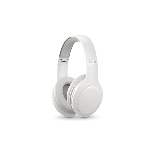 Spc Heron Studio – Cuffie Wireless On-Ear Bluetooth, Batteria 30H, Doppia Connessione Simultanea, Microfono Integrato, Ingresso Aux-In E Pieghevole, C