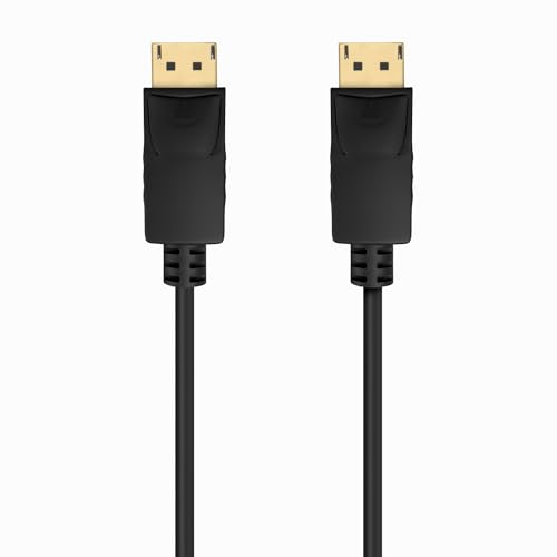 Aisens - A124-0738 - Cavo Displayport V1.2 Ccs 4K @60Hz, Dp/M-Dp/M, Nero, 1,0M