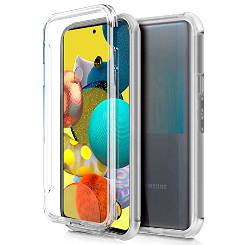 Tumundosmartphone Cover Completa Trasparente Pc+Tpu Full Body 360 Per Samsung Galaxy A51 5G