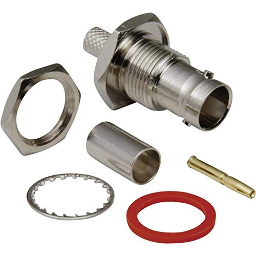 Bkl Electronic 0401071/D 0401071/D Connettore Bnc A Base Femmina, Verticale 50? 1 Pezzi