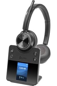 Plantronics Poly Savi 7400 Office Auricolare Wireless A Padiglione Ufficio Nero