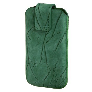 Hama Crinkle Sleeve – Federe Per Telefoni Cellulari, 75 X 13 X 135 Mm) Verde