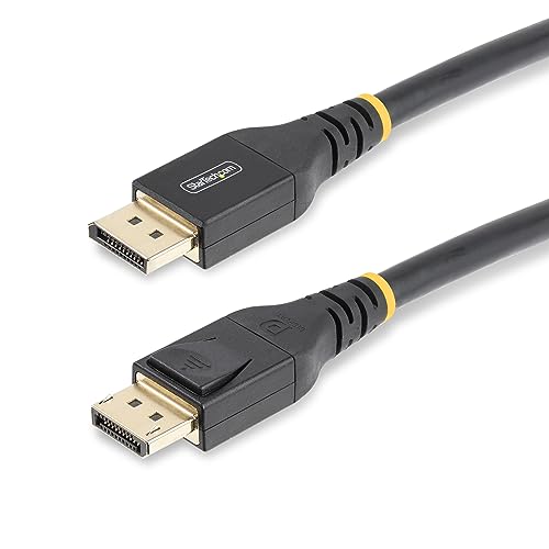 Startech.Com Cavo Displayport 1.4 Attivo Certificato Vesa Da 10 M, Cavo Displayport Dp8K Con Hbr3, Hdr10, Mst, Dsc 1.2, Hdcp 2.2, 8K 60Hz, 4K 120Hz -