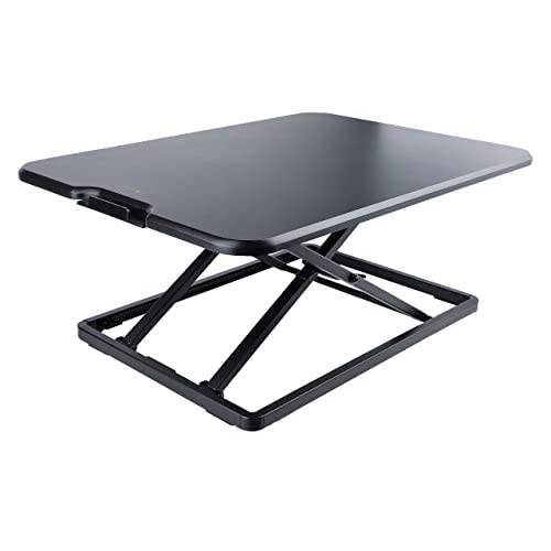 Startech.Com Standing Desk Converter For Laptop - Up To 8Kg/17.6Lb - Height Adjustable Laptop Riser - Table-Top Stand-Up Desk Converter For Home Offic