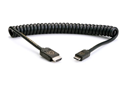Atomos 4 K60 C4 Cavo Hdmi Mini 40 Cm, Cast Connector (80 Cm Extended) Nero