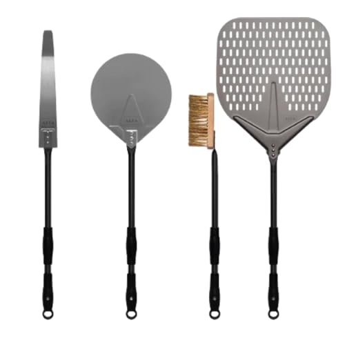 Alfa Forni Set Di Palette Grandi, 4 Pezzi