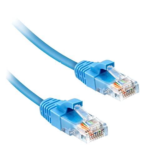 Ekon Cavo Da Rete, Cavo Lan Cross Over, Categoria 6, 3 M, Connettori Rj45, Ethernet, Per Pc, Telefono Fisso, Laptop, Modem, Macbook