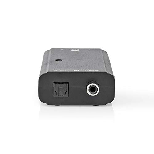 Convertitore Audio Digitale - Due Direzioni - Ingresso Collegamento: 1X Femmina S/Pdif (Rca) / 1X Femmina Toslink - Uscita Collegamento: 2X Rca Femmin