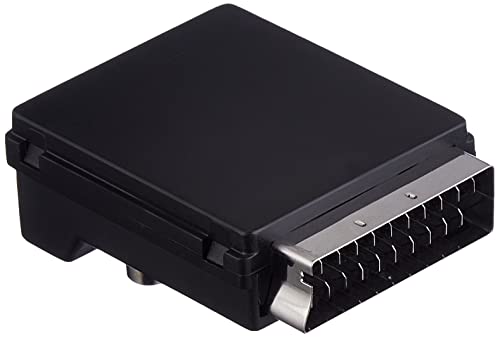 Connectland Ad-Peritel-Svhs-Rca - Adattatore Per Video S-Vhs/S-Video, Colore: Nero