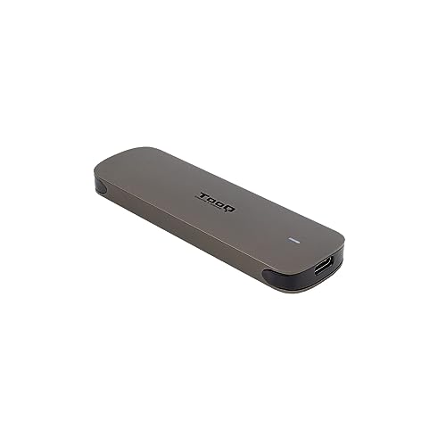 Tooq Tqe-2202Br - Custodia Esterna Per Ssd M.2 Ngff, Alluminio, Marrone