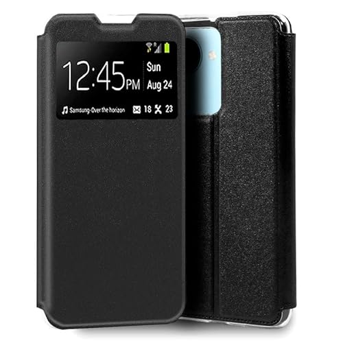 Custodia Cool Flip Cover Per Realme C30 / Narzo 50I Prime Liscio Nero