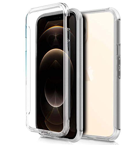 Tumundosmartphone Cover Completa Trasparente Pc+Tpu Full Body 360 Per Iphone 12 Pro Max (6.7)