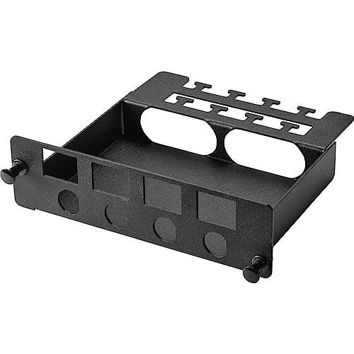 Renkforce 4 Porte Patch Panel 4 Port Rj45 Keystone + 4 Port Bnc Koaxial Frame Rf-4746630