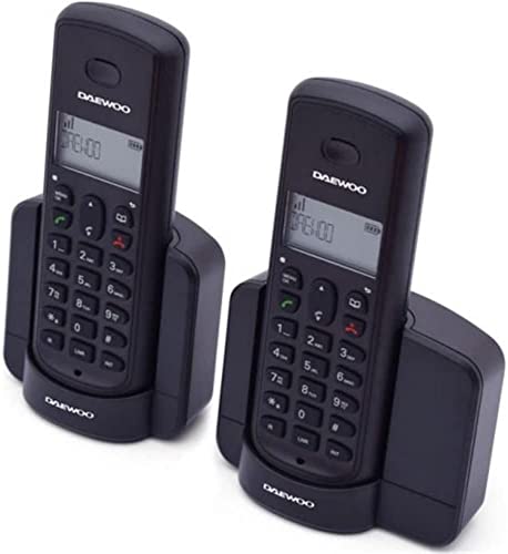 Teléfono Inalámbrico Daewoo Dtd-1350 Dect Duo Negro