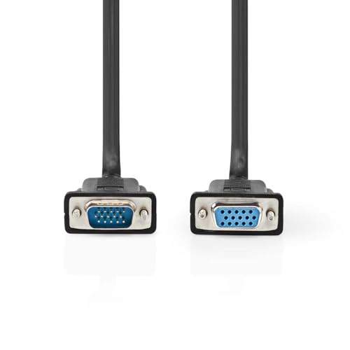 Nedis Ccgp59100Bk200 Cavo Vga | Vga Maschio - Vga Femmina | 20 M | Nero