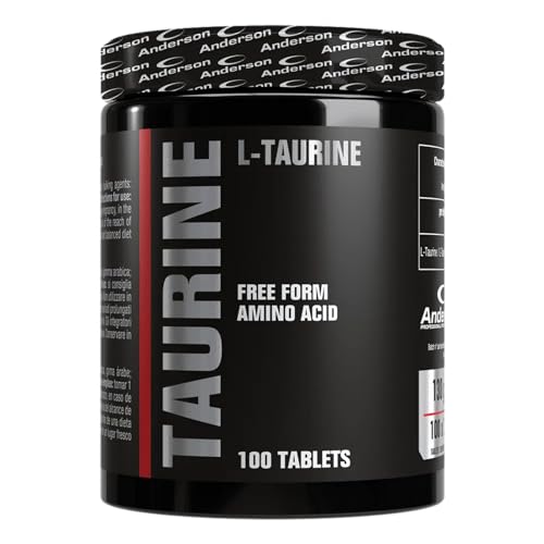 Integratore Anderson Taurine 100 Cpr Taurina 1000 Mg Per Compressa