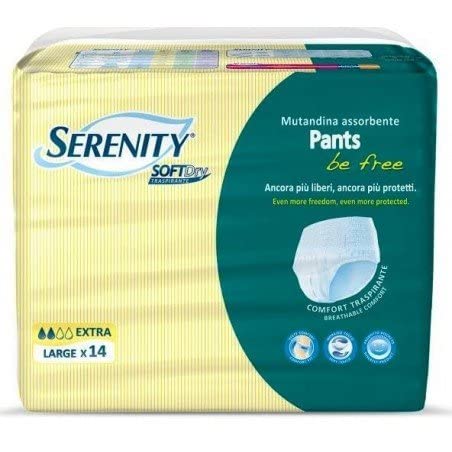 Serenity Pannolone A Mutandina Pull Up Extra Taglia Large 14 Pezzi