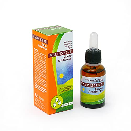 Valdispert Gocce Antistress - Integratore Naturale Che Favorisce Il Rilassamento E Combatte Lo Stress - Con Valeriana, Passiflora, Melissa, Tiglio - 3