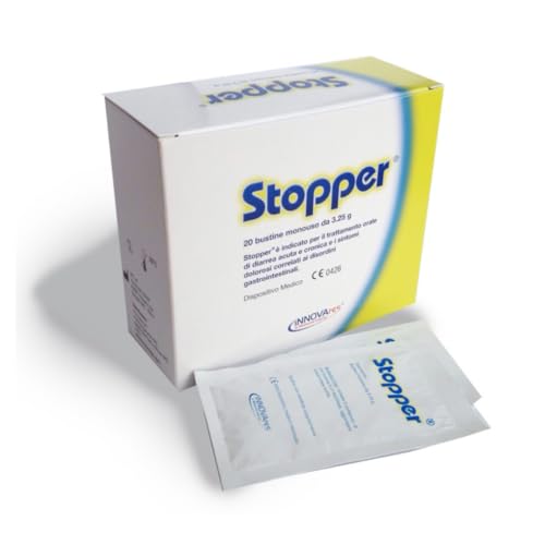 Innovares Stopper Trattamento Diarrea Acuta Cronica Adulti Bambini Dispositivo Medico Iia Gusto Arancia - 20 Bustine Monodose