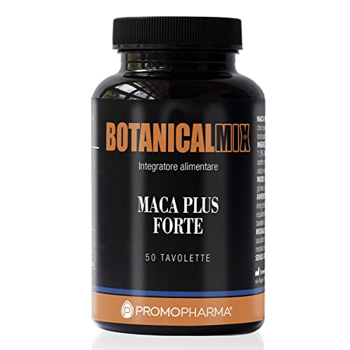Botanical Mix Maca Plus Forte - Integratore Alimentare - Con Maca - Per Stanchezza Fisica E Mentale - 50 Cpr