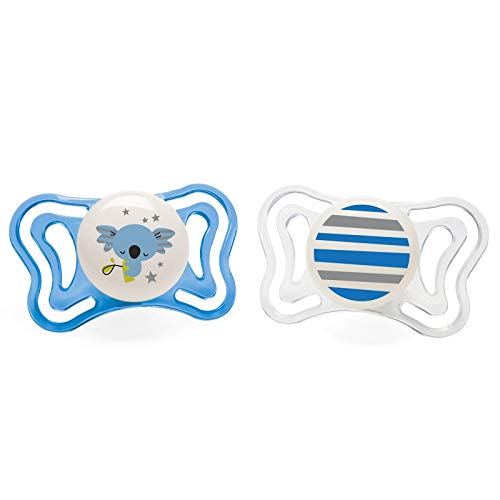 Chicco Physioforma Light 6-16M Succhietto In Silicone Lumi 2 Pezzi