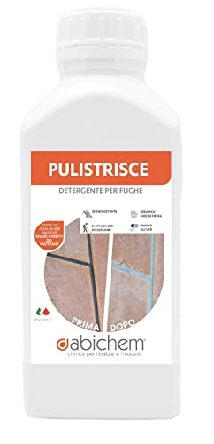 Abichem Pulistrisce, Detergente Per Fughe Pronto All'Uso, Concepito Per Pulizia E Rinnovo Di Pavimenti E Rivestimenti, Elimina Annerimenti E Calcare I