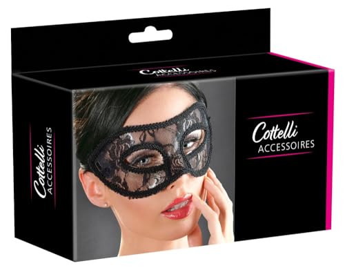 Cottelli Collection Maschera Pizzo, Nero - 1 Prodotto