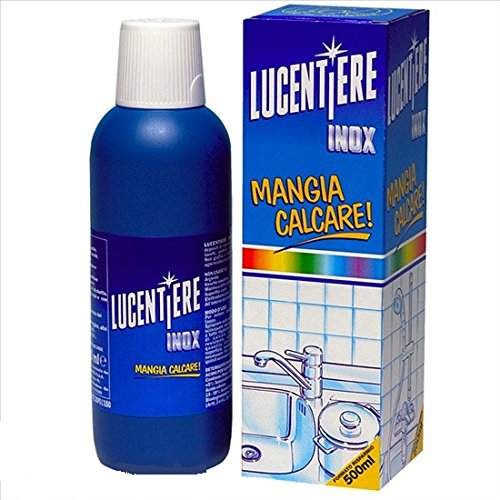 Lucentiere Inox - 3 X Anticalcare In Acciaio Inox 500 Ml Superfici In Acciaio Inox