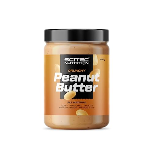 Scitec Nutrition Peanut Butter, Crema Di Arachidi Croccante Con Pezzi Di Arachidi, Vegano, Fonte Di Proteine, Non Contiene Zuccheri Aggiunti, Senza Ol