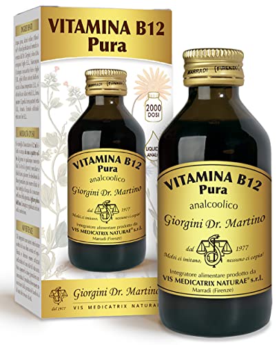 Dr. Giorgini Integratore Alimentare, Vitamina B12 Pura Liquido Analcoolico - 100 Ml