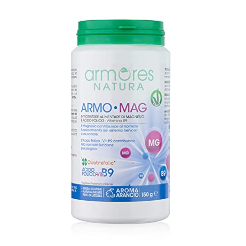 Armores Natura Integratori Alimentari, Armo-Mag, Integratore A Base Di Magnesio, Favorisce Il Normale Funzionamento Del Sistema Nervoso E Muscolare, C