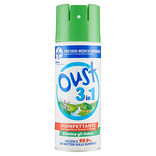 Oust Oust 3In1 Disinfettante Uccide I Germi, Elimina Gli Odori E Disinfetta La Casa 400Ml Pmc, 400Ml