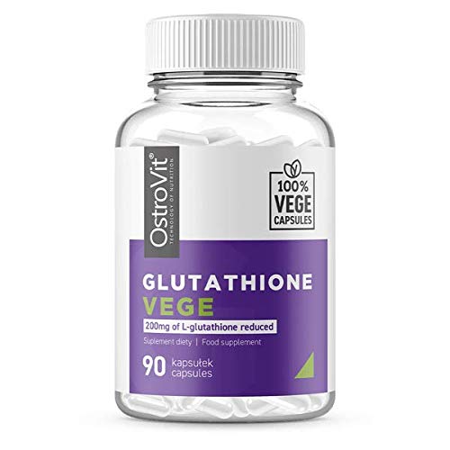 L-Glutathione 90 Capsule Vegan Glutammato Cisteina Glicina Elevata Biodisponibilità