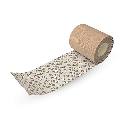 Bye Bra Rotolo Di Nastro Per Il Corpo, Nastro Per Il Sollevamento Del Seno, Reggiseno Adesivo, Nastro Per Sollevamento Pesi Con Copricapezzoli In Raso