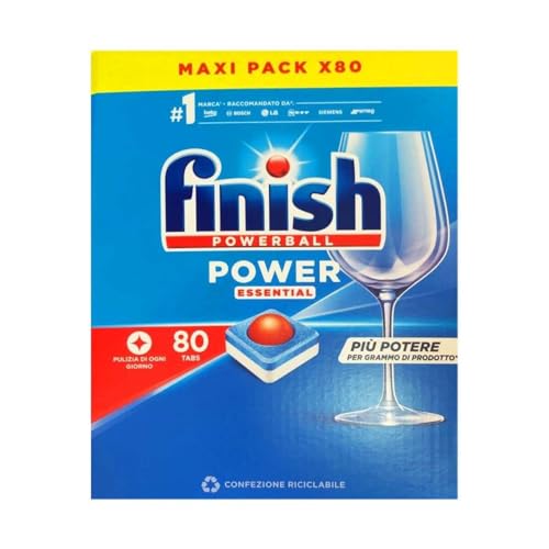 Finish Power Essential, Maxi Pack Da 80 Tabs