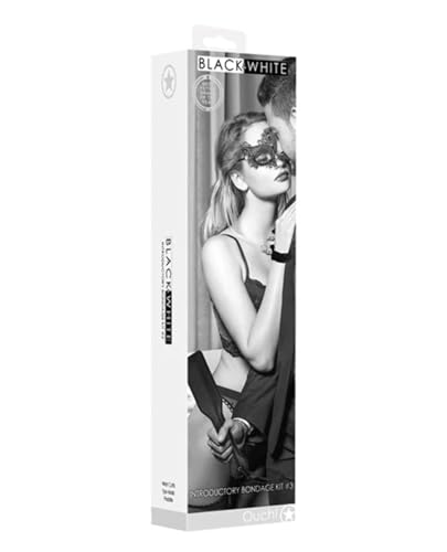 Shots Ouch! Black & White - Introductory Bondage Kit #3