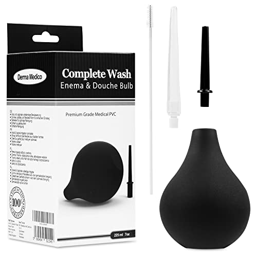 Clistere Adulto Peretta Per Clistere A Pompa In Silicone Per Igiene Intima Donna Uomo - Lavanda Vaginale O Peretta Rettale Adulti Con 1 Cannula Inclus
