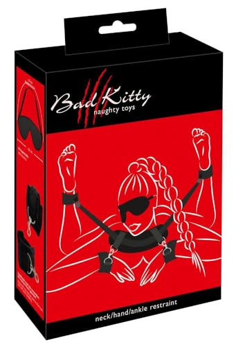 Bad Kitty Sistema Di Ritenuta Collo-Mano-Piede Bad Kitty Nero