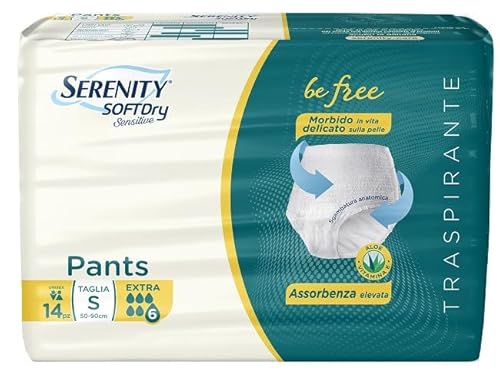 Serenity Soft Dry - Sensitive Be Free Extra Pannoloni Pants Taglia S, 14 Pants