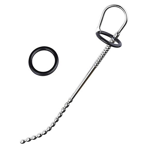 Stimolatore Uretra In Acciaio E Silicone 25 X 0,8 Cm