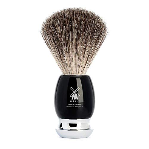 Brocha De Afeitar Tejón Gris Mühle Negra Serie Vivo