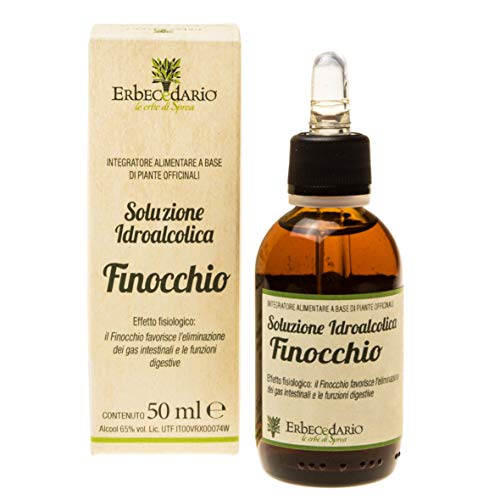 Tintura Madre Di Finocchio, Sgonfia La Pancia Favorisce La Digestione E Riduce Meteorismo, Gonfiore Addominale E Gas, Integratore Depurativo Per Il Si